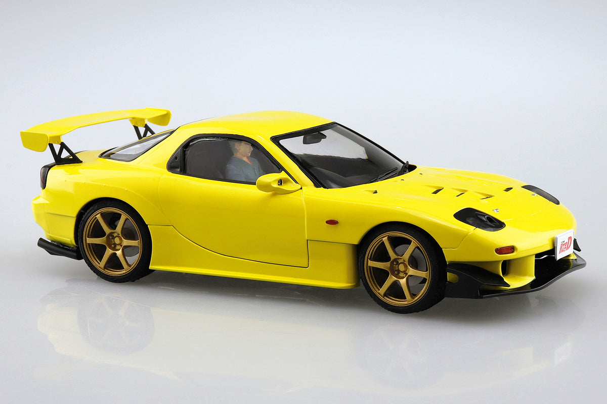 1/24 Mazda Takahashi Keisuke FD3S RX-7 Project D Ver. with Figure - Hobby Sense