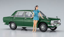1/24 Datsun Bluebird 1600 SSS with 60's Girl Figure - Hobby Sense