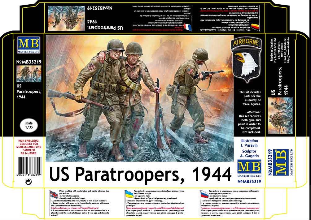 1/35 US Paratroopers, 1944 - Hobby Sense