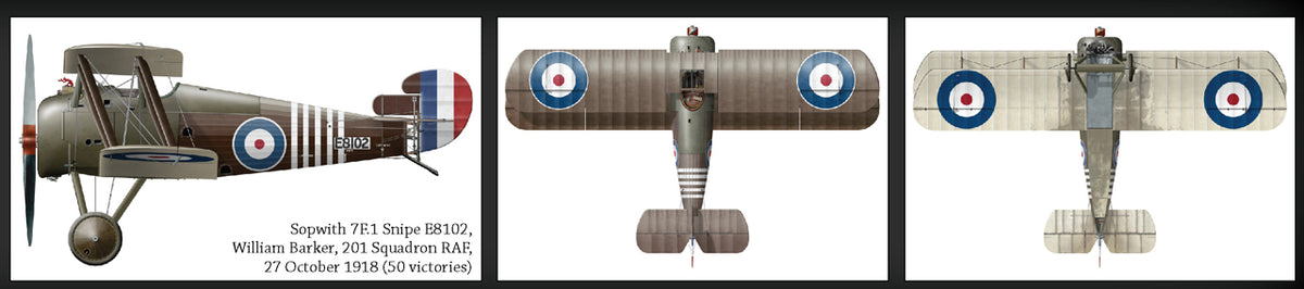 1/32 Sopwith 7F.1 Snipe "William Barker" w. Figure - Hobby Sense