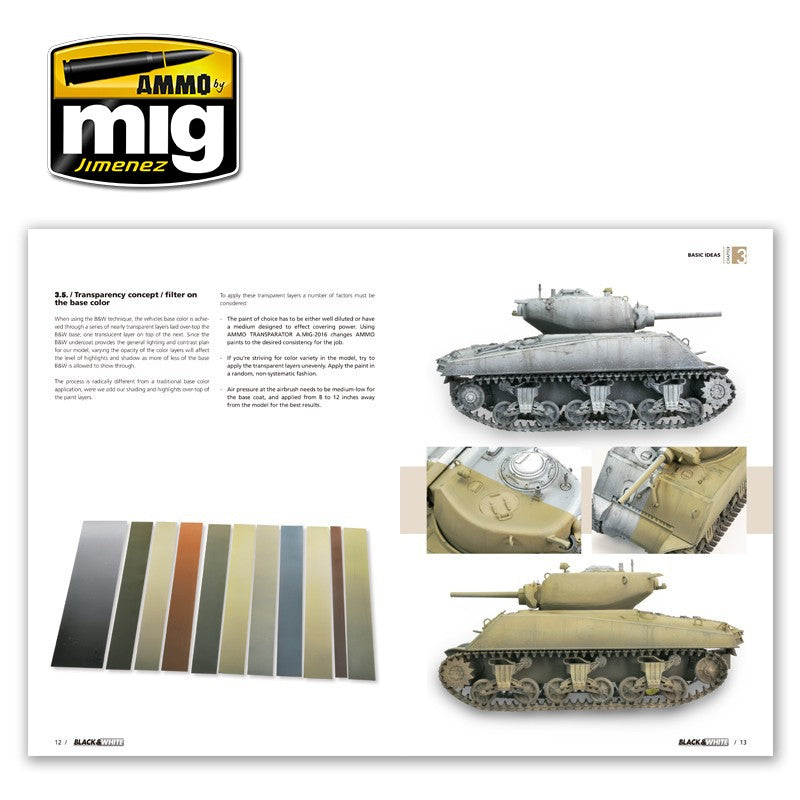 Ammo Mig Black & White Technique Guide - Hobby Sense