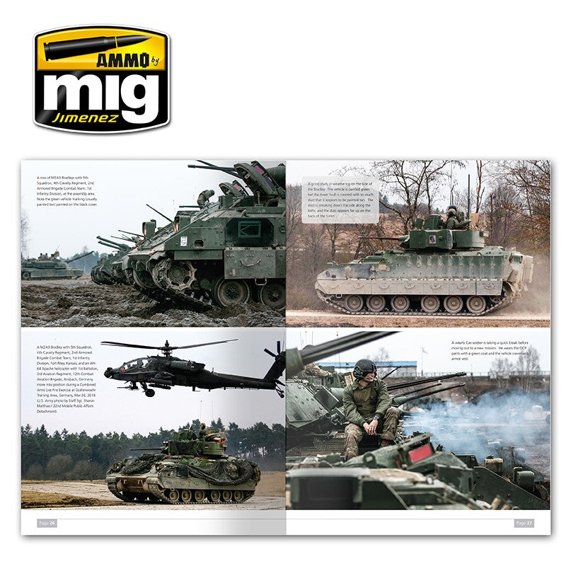 Ammo Mig M2A3 Bradley Fighting Vehicle in Europe - In Detail Vol. 1 - Hobby Sense