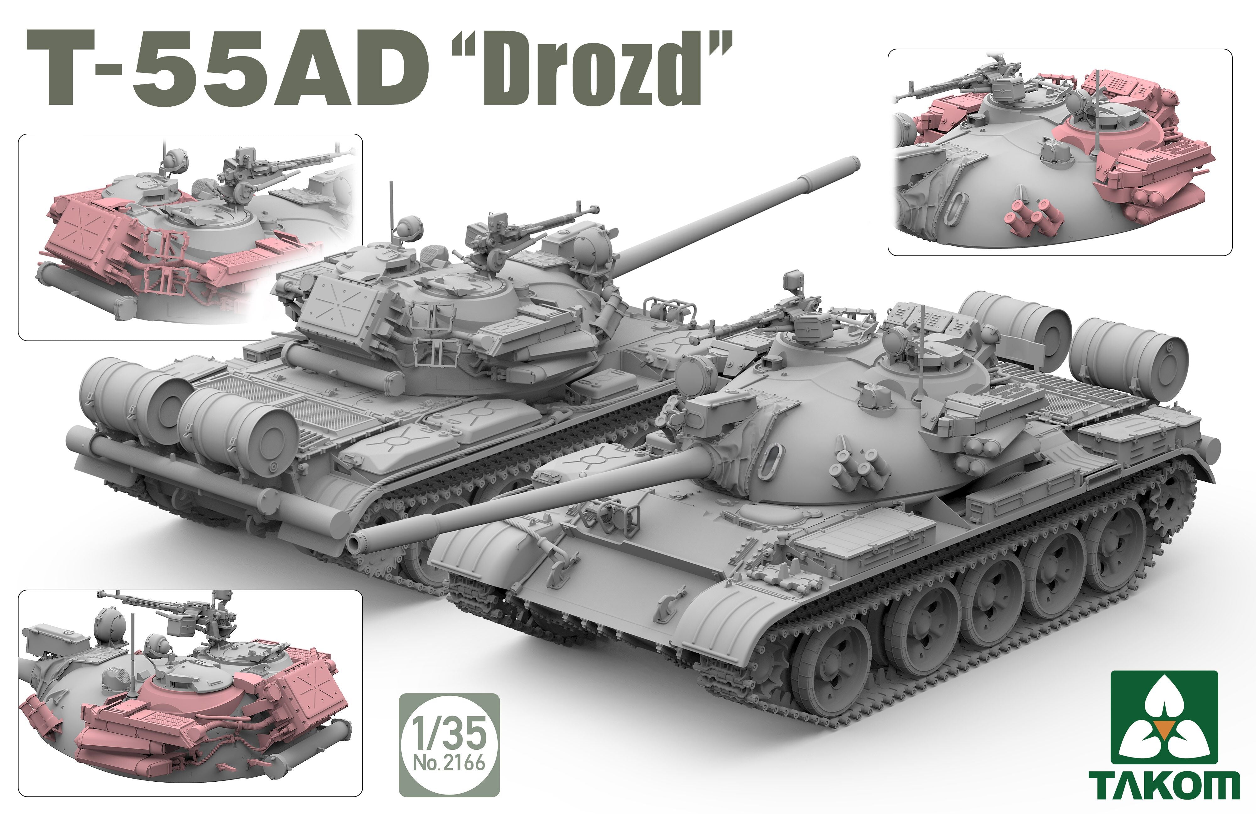 1/35 T55AD Drozd - Hobby Sense