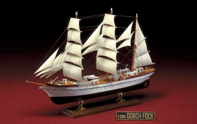 1/350 3 Mast Full Bark Gorch Fock - Hobby Sense