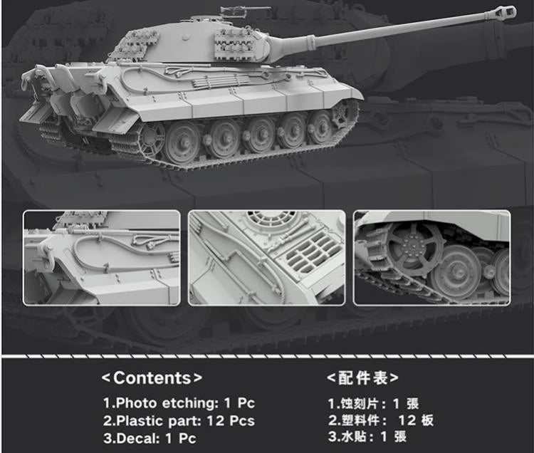 1/72 Pz.Kpfw.Vi Ausf.B Konigstiger (Original Turret Version) - Hobby Sense