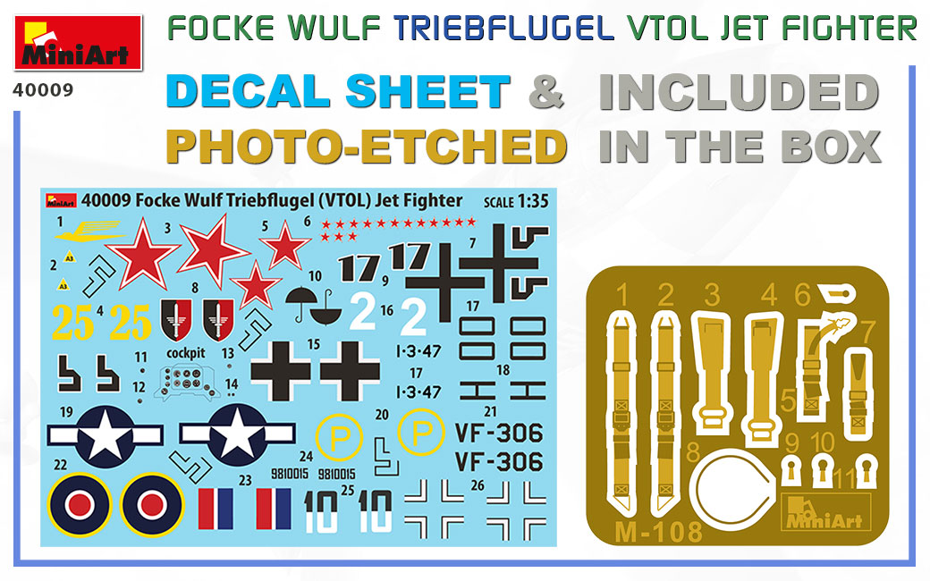 1/35 Focke Wulf Triebflugel (VTOL) Jet Fighter - Hobby Sense