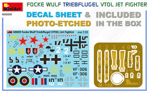 1/35 Focke Wulf Triebflugel (VTOL) Jet Fighter - Hobby Sense