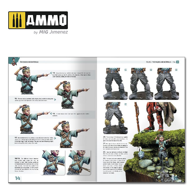 Ammo Mig Encyclopedia of Figures Modelling Techniques - Vol. 2: Techniques & Materials - Hobby Sense