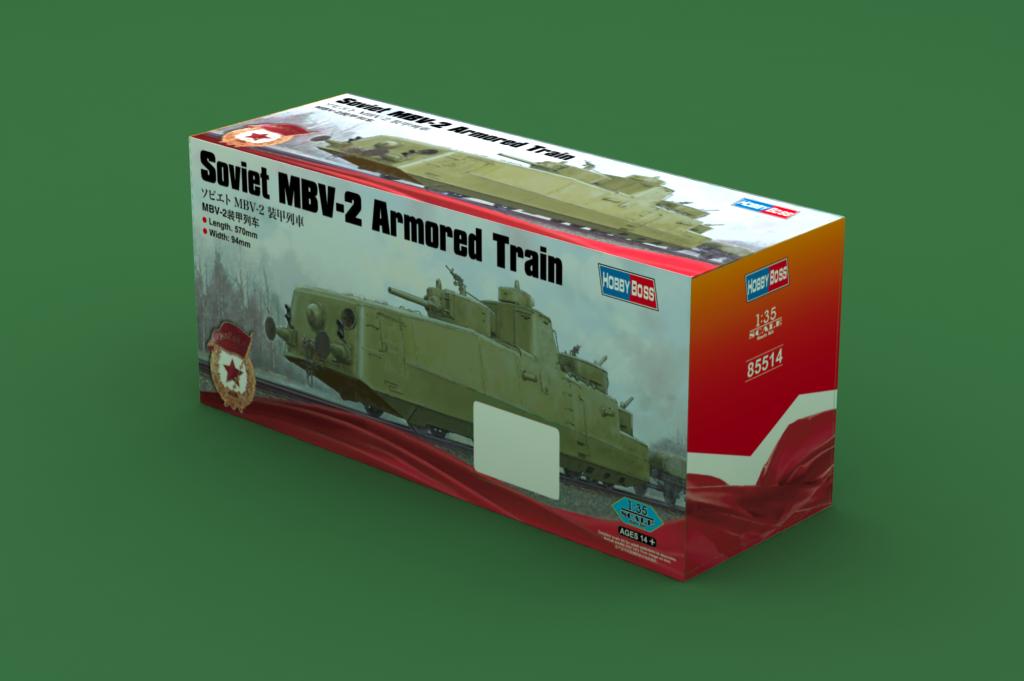 1/35 Soviet MBV2 Armored Train - Hobby Sense