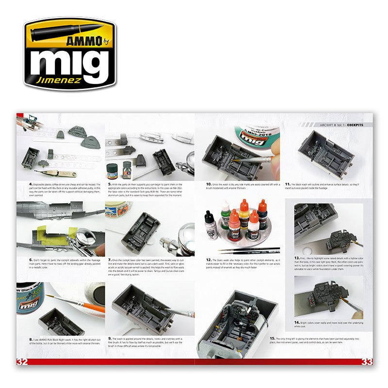 Ammo Mig Encyclopedia of Aircraft Modelling Techniques - Vol. 1: Cockpits - Hobby Sense