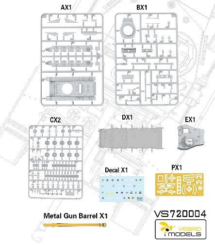 1/72 Cruiser Tank A34 'Comet' Mk.IB - Hobby Sense