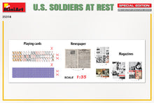 1/35 US Soldiers at Rest Special Edition - Hobby Sense