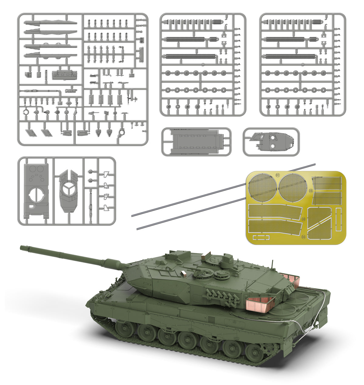 1/72 Leopard 2 A5/A6 Tank - Hobby Sense