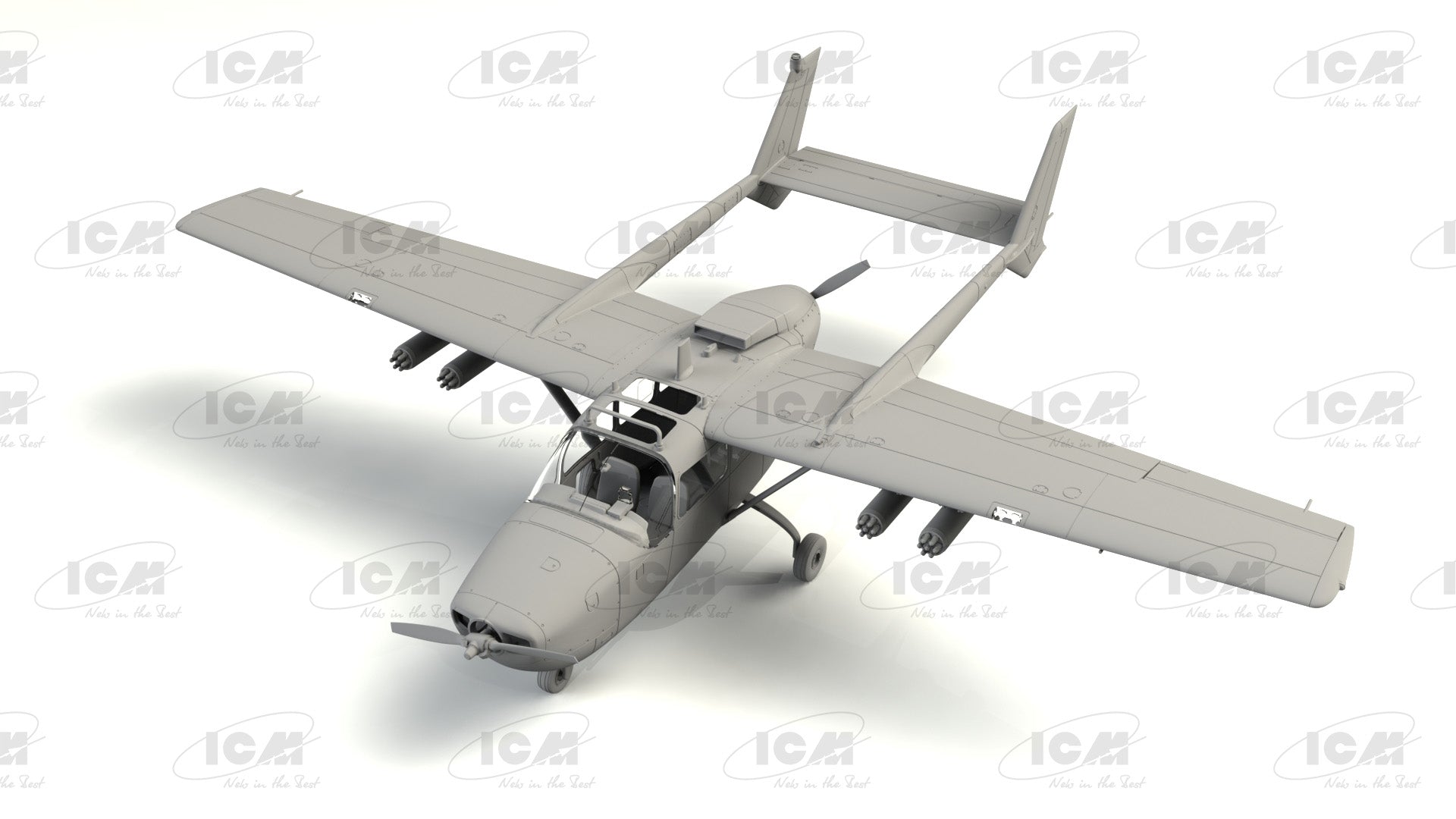 1/48 Cessna O2A Skymaster, American Reconnaissance Aircraft - Hobby Sense