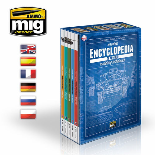 Ammo Mig Encyclopedia of Armour Modelling Techniques - Complete Collection - Hobby Sense