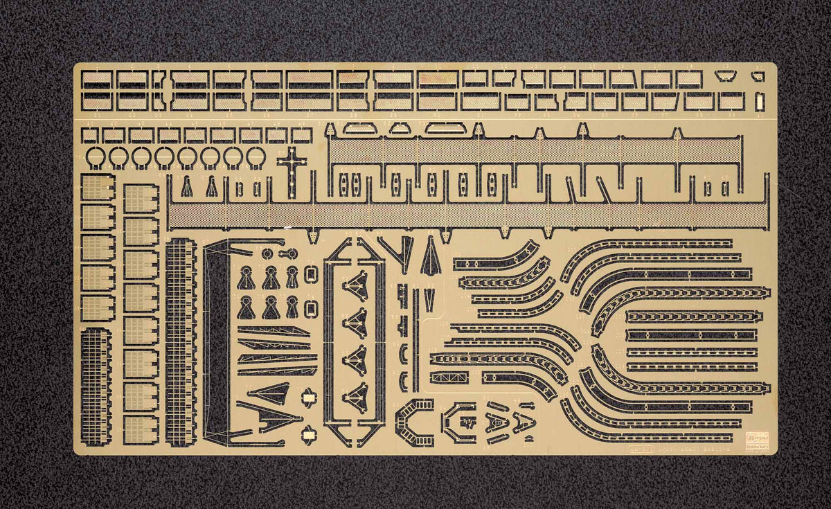 1/350 IJN Aircraft Carrier Akagi Detail Up Etching Parts Basic B - Hobby Sense
