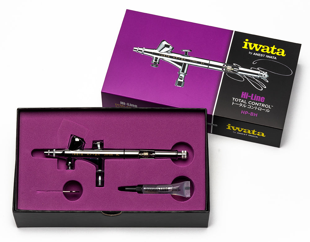 Iwata Hi-Line HP-BH Gravity Feed Dual Action Airbrush - Hobby Sense