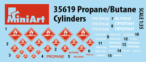 1/35 Propane/Butane Cylinders - Hobby Sense