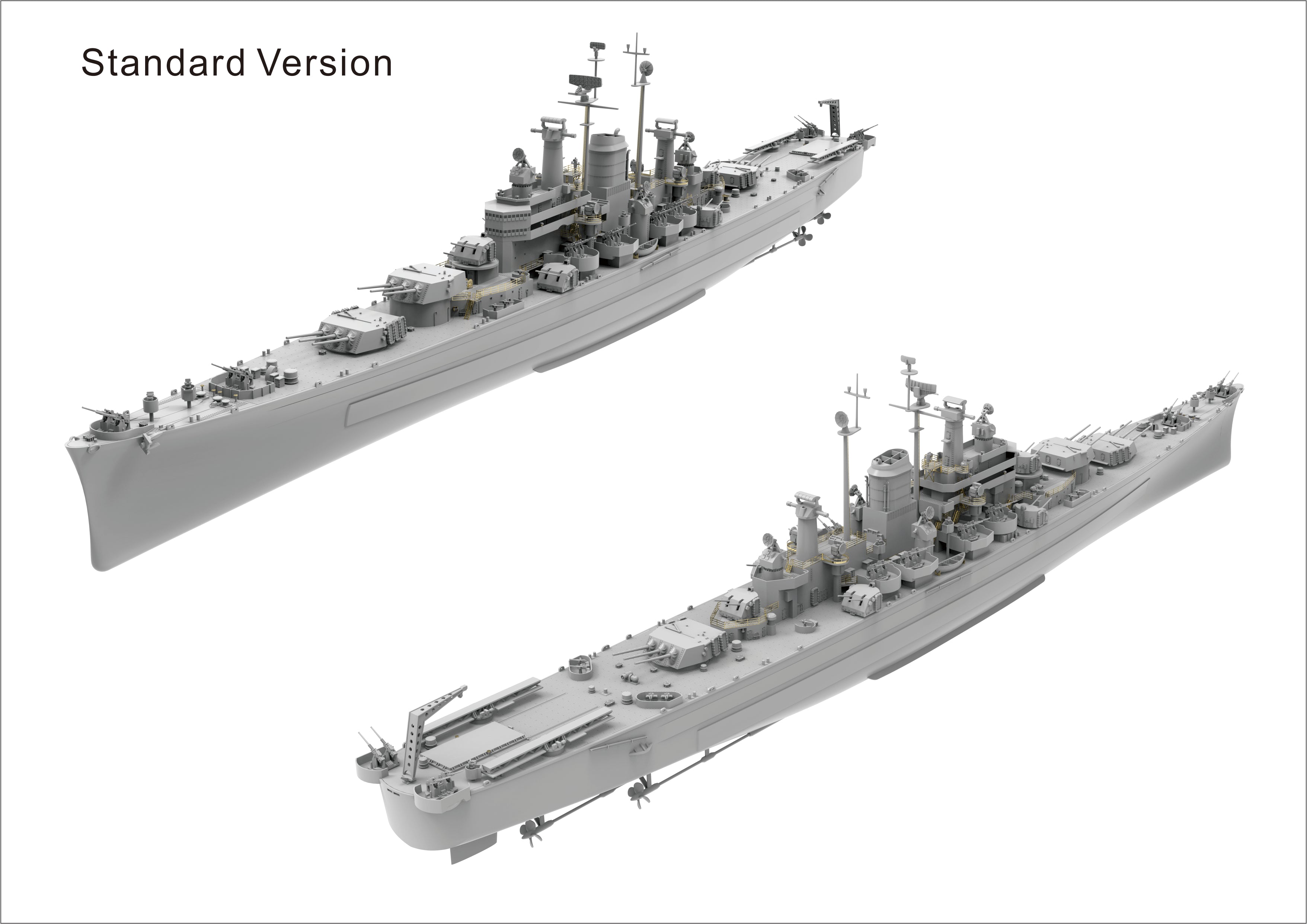 1/700 USS Des Moines CA134 - Hobby Sense