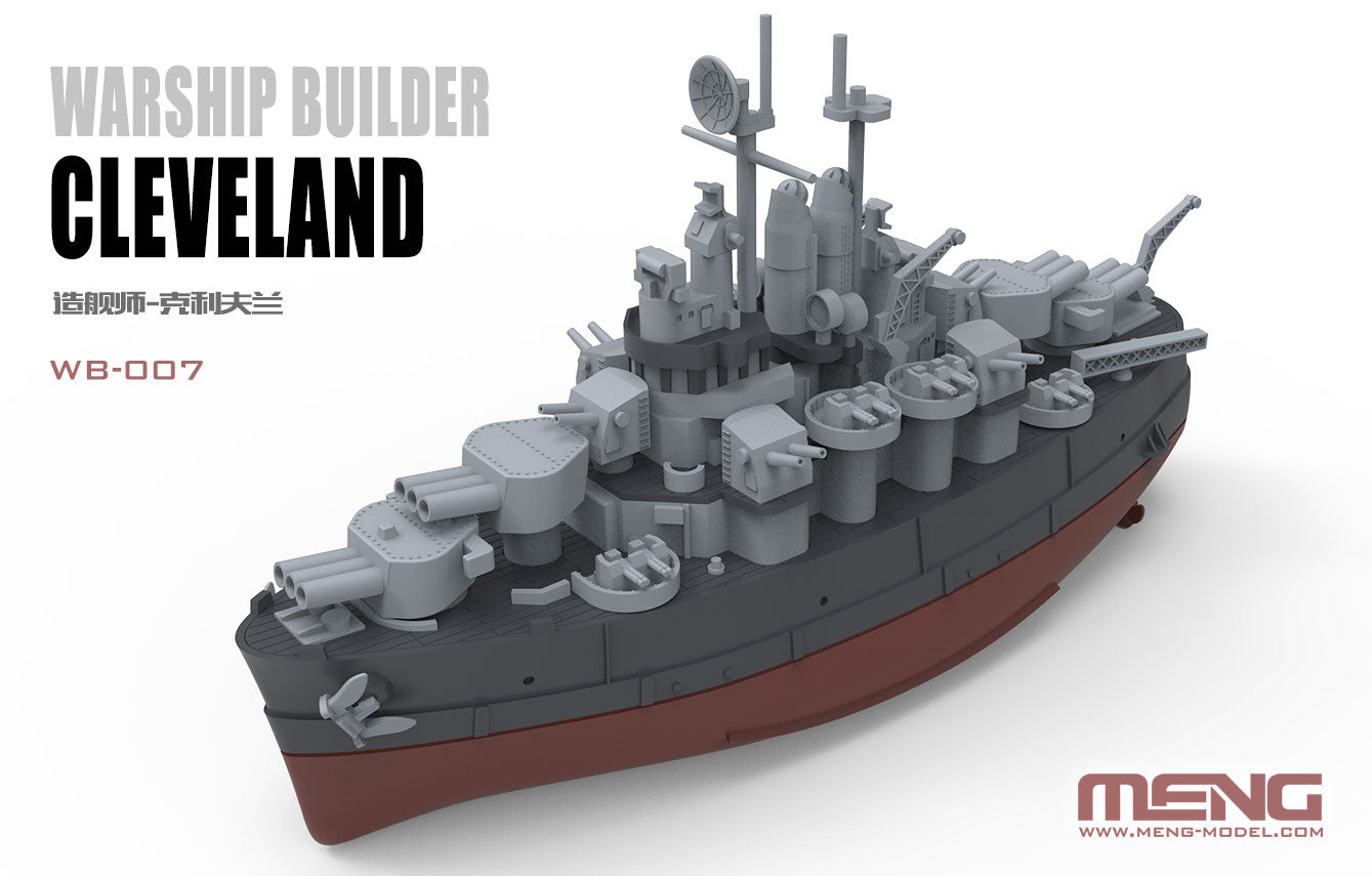 USS Cleveland, Cartoon Model - Hobby Sense