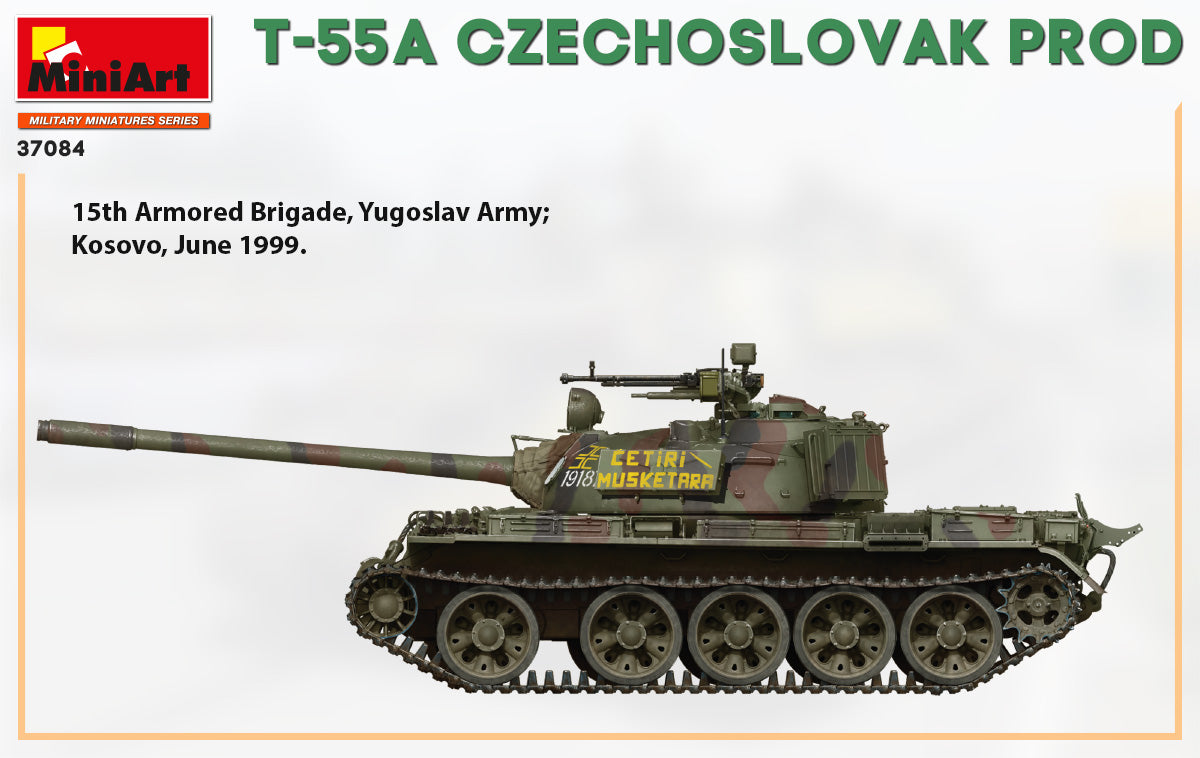 1/35 T55A Czechoslovak Prod. Tank - Hobby Sense