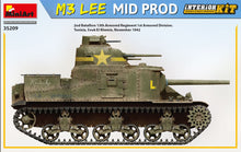 1/35 M3 Lee Mid Prod. Interior Kit - Hobby Sense