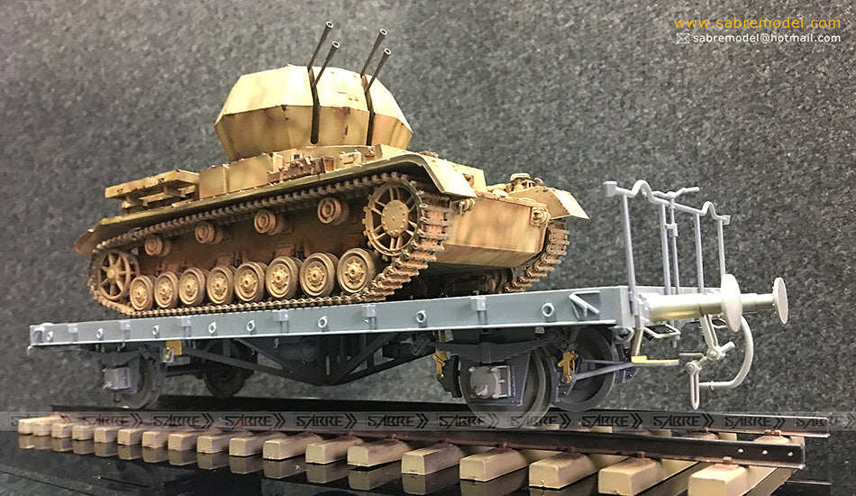 1/35 German Railway Flatbed Ommr (2 in 1) - Hobby Sense