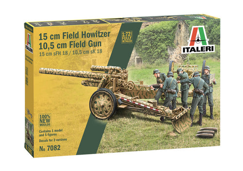 1/72 15 cm Field Howitzer / 10,5 cm Field Gun - Hobby Sense