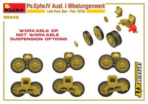 1/35 Pz.Kpfw.IV Ausf. J Nibelungenwerk Late Prod. (Jan - Feb 1945) Interior Kit - Hobby Sense