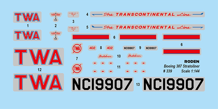 1/144 Boeing 307 Stratoliner - Hobby Sense