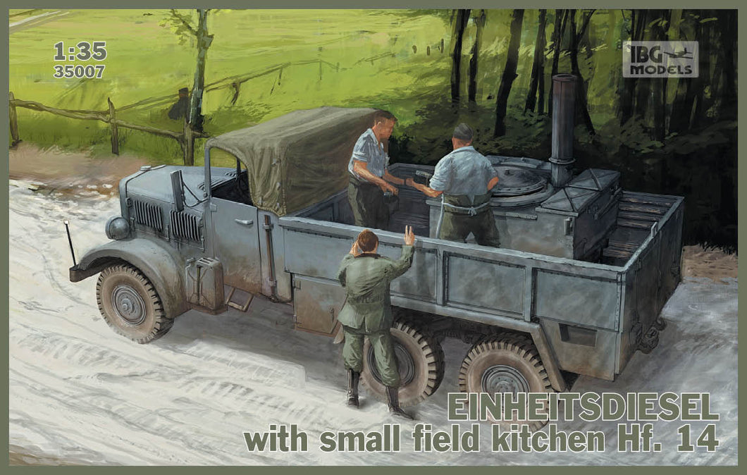 Einheitsdiesel with small field kitchen Hf.14 - Hobby Sense