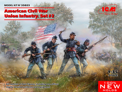 1/35 American Civil War Union Infantry. Set #2 - Hobby Sense