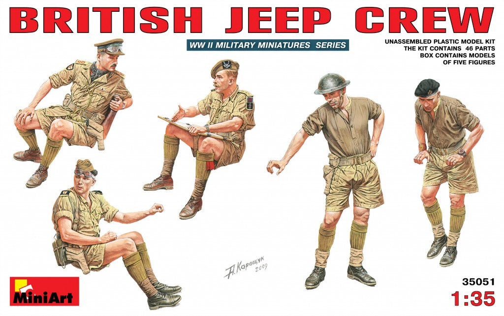 1/35 British Jeep Crew - Hobby Sense