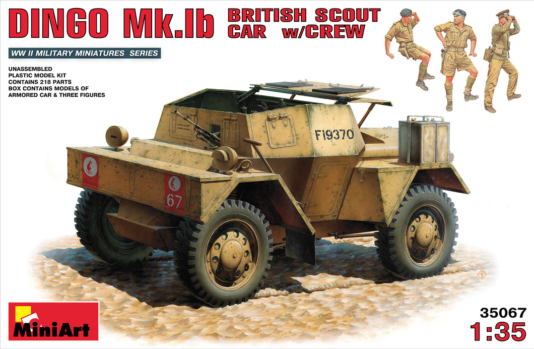 1/35 British Scout Car Dingo MK. 1b w/crew - Hobby Sense