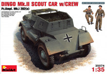 1/35 Dingo Mk II Pz.Kpfw.MK 1 202 (e) with crew - Hobby Sense