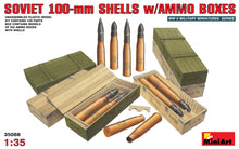 1/35 Soviet 100 mm Shells with Ammo Boxes - Hobby Sense