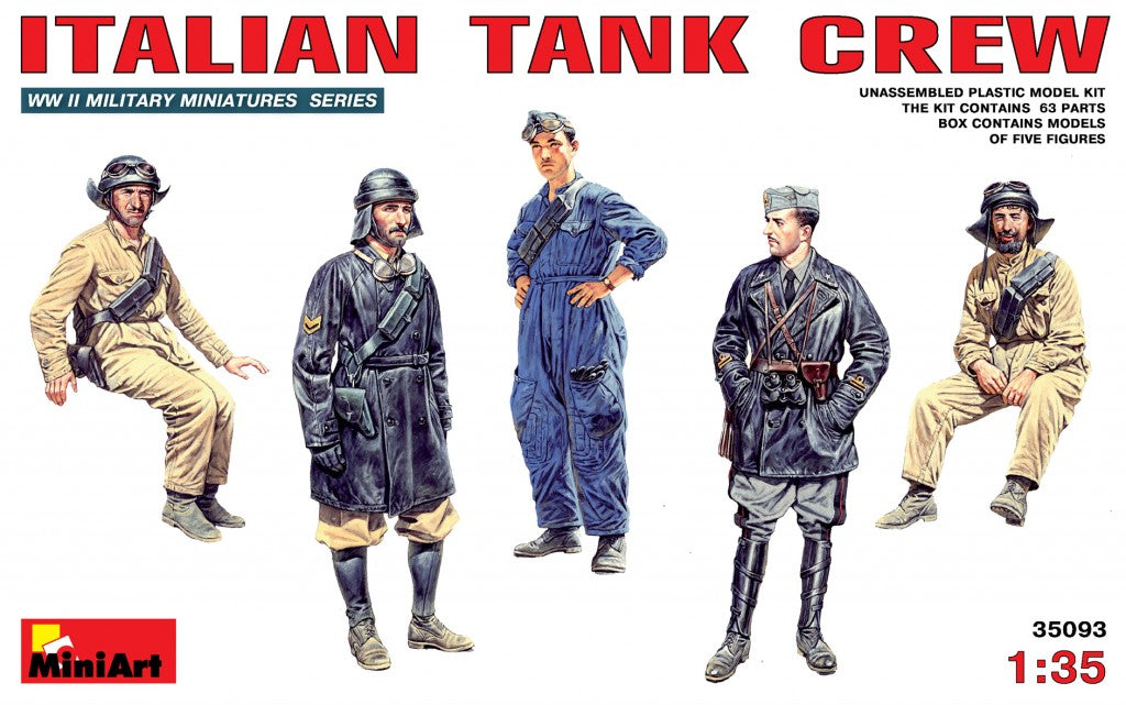 1/35 Italian Tank Crew - Hobby Sense