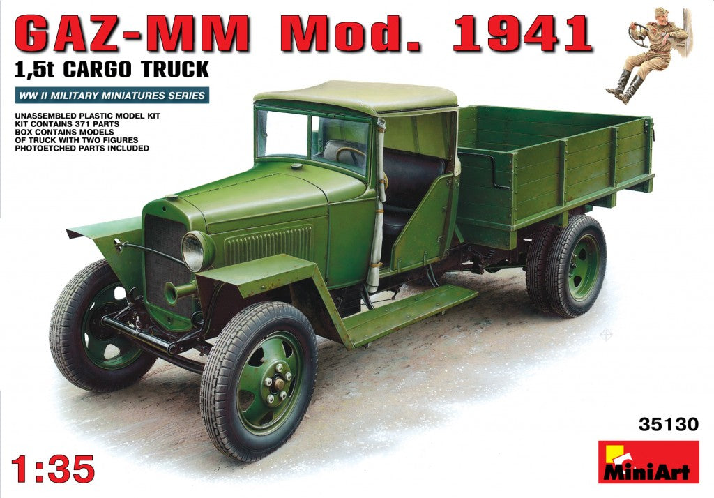 1/35 GAZ-MM Mod.1941 1.5t Cargo Truck - Hobby Sense