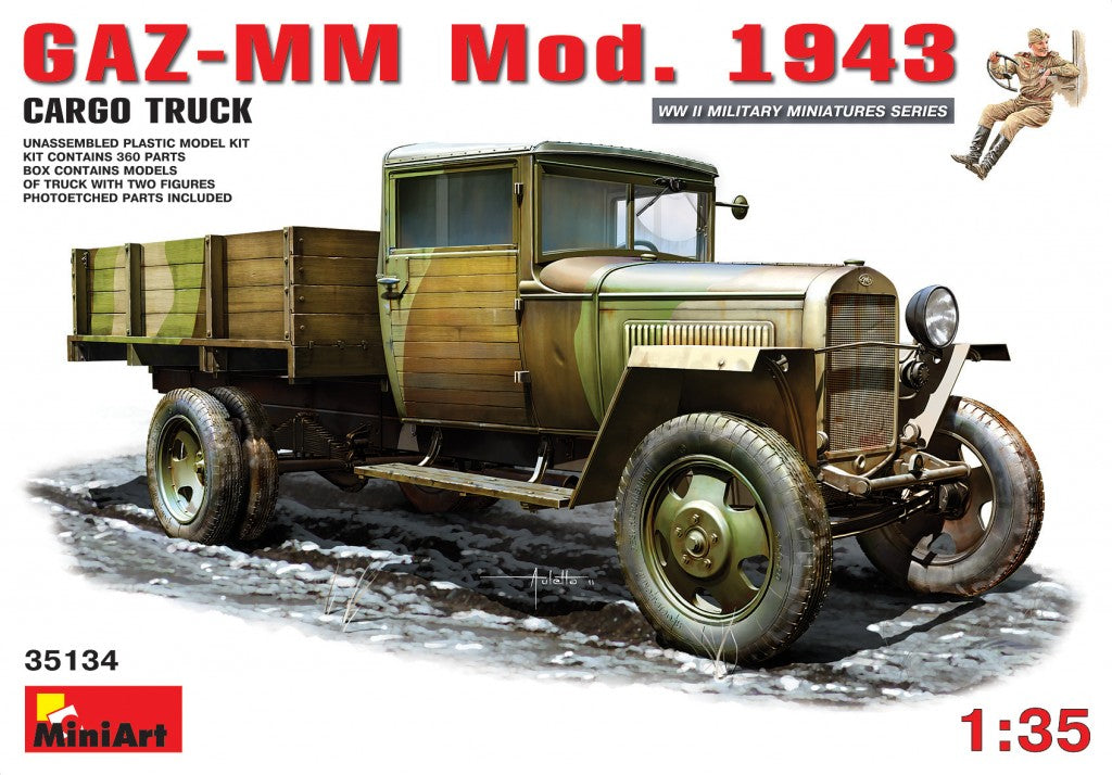 1/35 GAZ-MM Mod. 1943. Cargo Truck - Hobby Sense