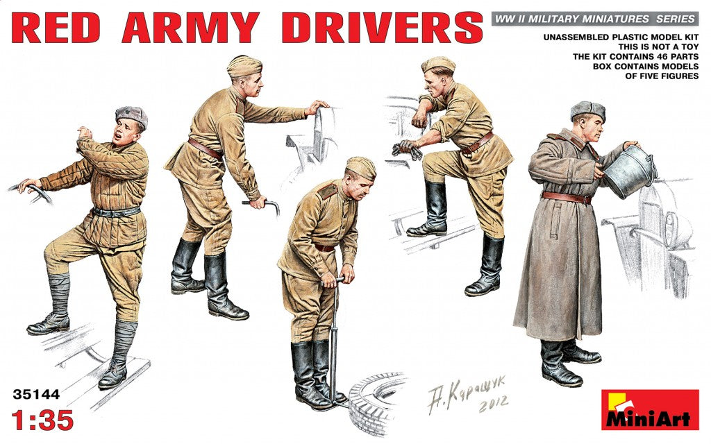 1/35 Red Army Drivers - Hobby Sense