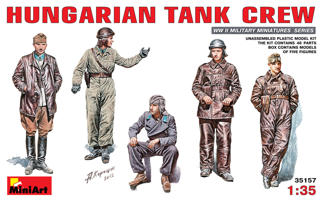 1/35 Hungarian Tank Crew - Hobby Sense