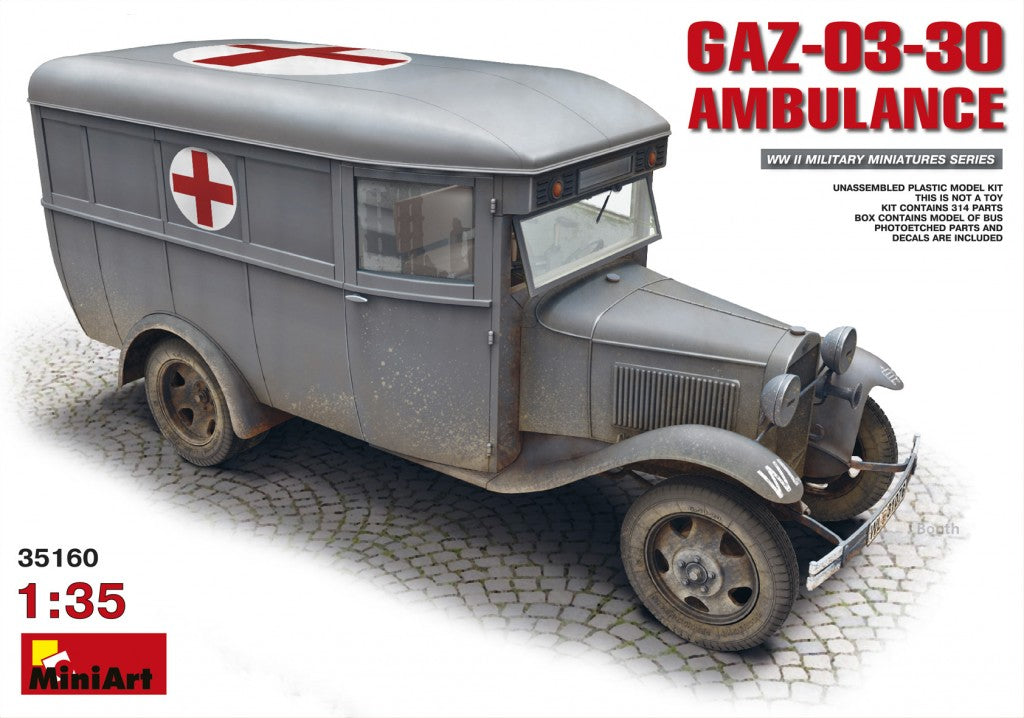 1/35 GAZ-03-30 Ambulance - Hobby Sense