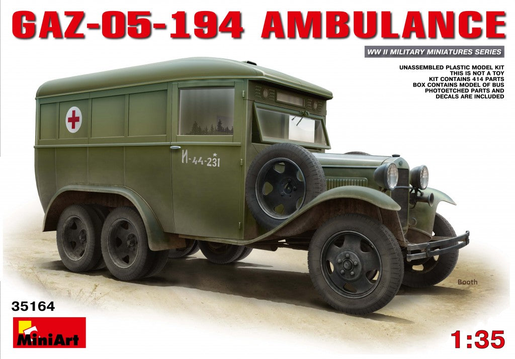 1/35 GAZ-05-194 Ambulance - Hobby Sense