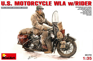 1/35 U.S.Motorcycle WLA with Rider - Hobby Sense