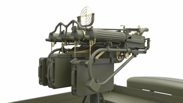 1/35 Soviet 1,5 t Truck w/ M-4 Maxim AA Machine Gun - Hobby Sense