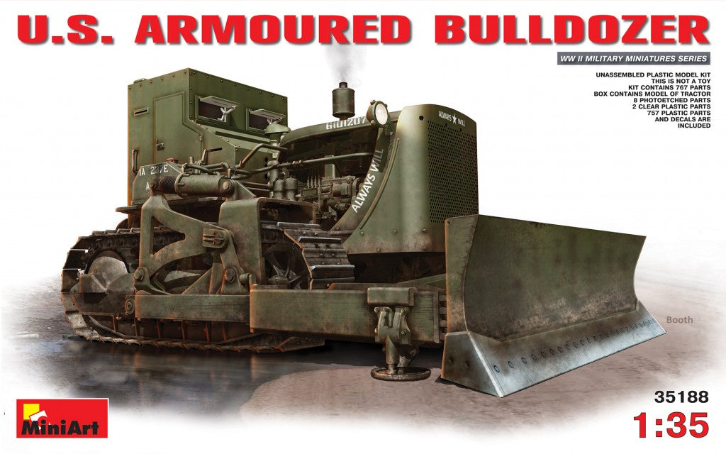 1/35 U.S. Armoured Bulldozer - Hobby Sense