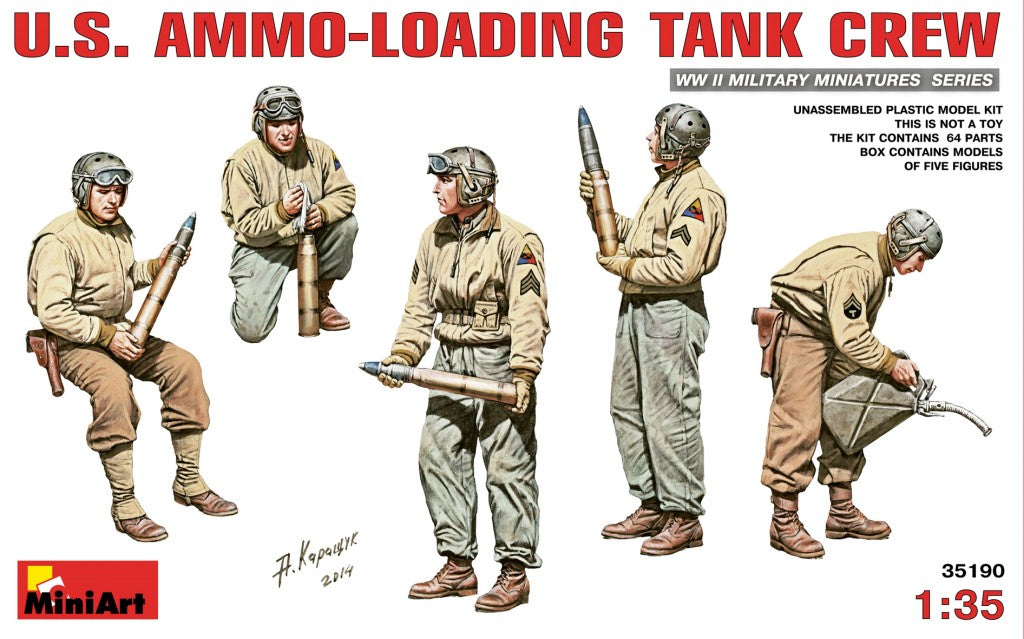 1/35 U.S. Ammo-Loading Tank Crew - Hobby Sense