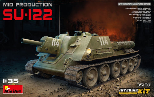 1/35 SU122 (Mid Production) with Interior Kit - Hobby Sense