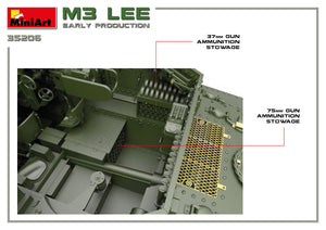 1/35 M3 Lee Early Production, Interior Kit, Canadian Markings Included - Hobby Sense