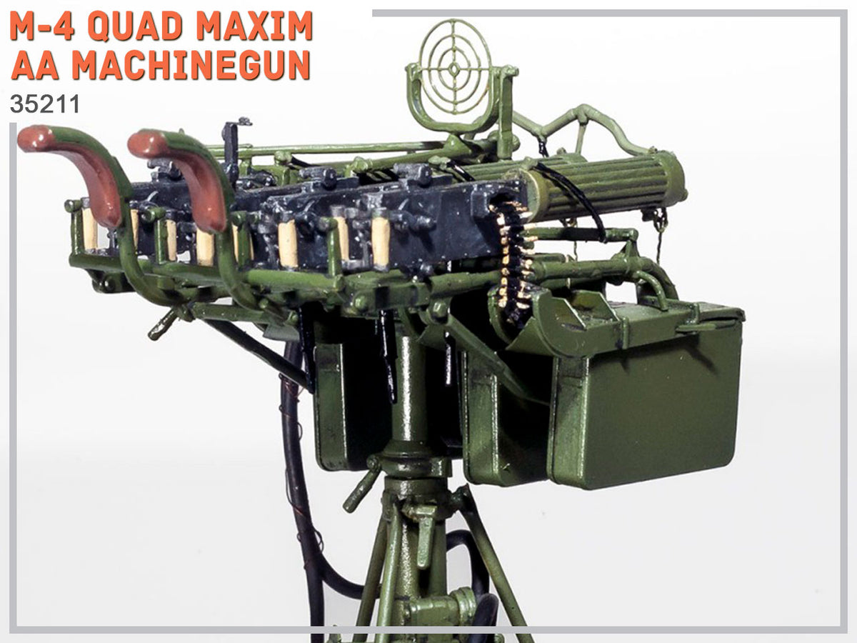 1/35 M-4 Quad Maxim AA Machinegun - Hobby Sense